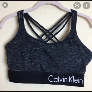 Calvin Klein criss-cross sports bra